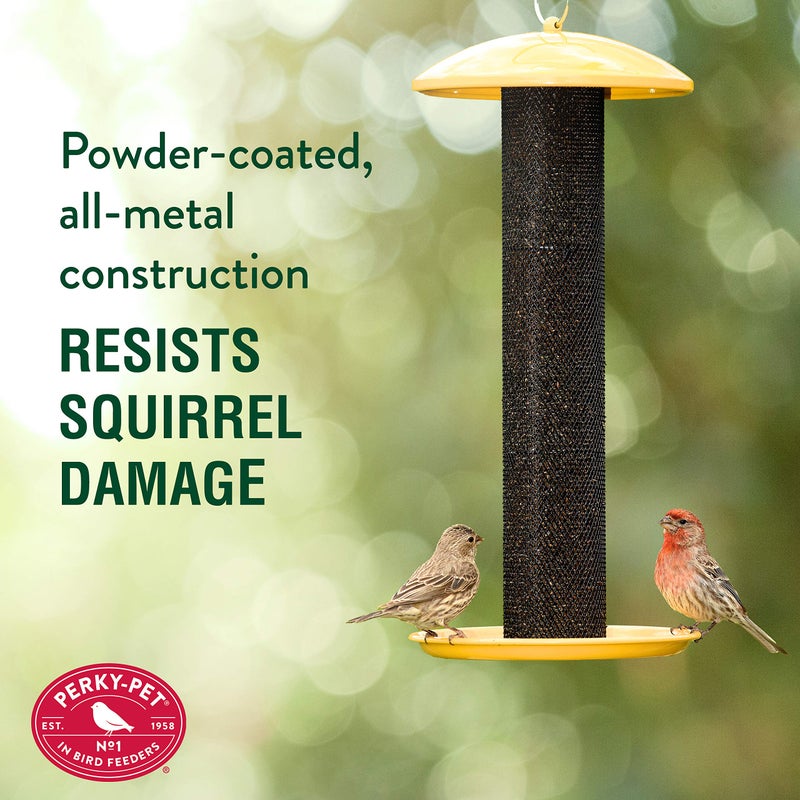 Perky-Pet YSSF00346-2 Straight-Sided Thistle Seed Wire Mesh Tube Finch Bird Feeder - Image 3